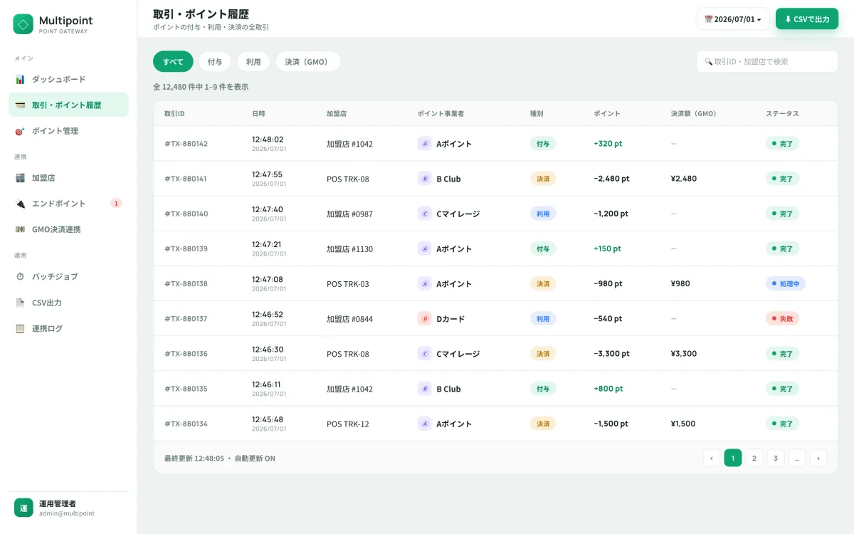 Multipoint — Multi-Point Gateway System screenshot 2